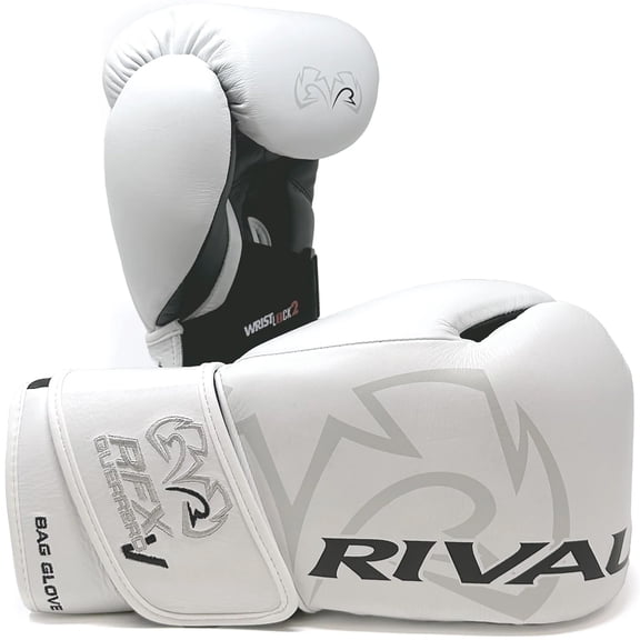 Rival Boxing RFX-Guerrero-V SF-H Bag Gloves - 8 oz. - White/Black