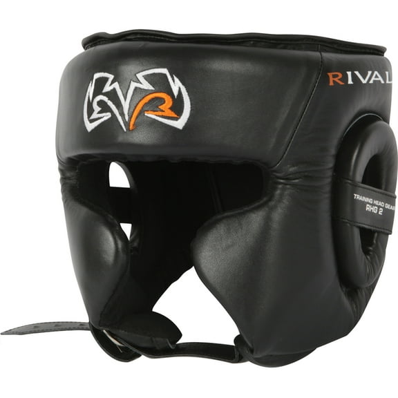 Rival Boxing RHG2 Leather Ultra Sleek Headgear - Medium - Black