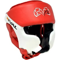 Rival Boxing RHGC2C Headgear w/ Cheek Protectors - XL - Red/White