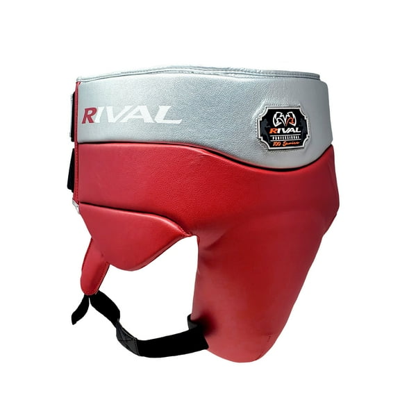 Rival Boxing RNFL100 Professional No Foul Groin Protector - XL - Red/Silver
