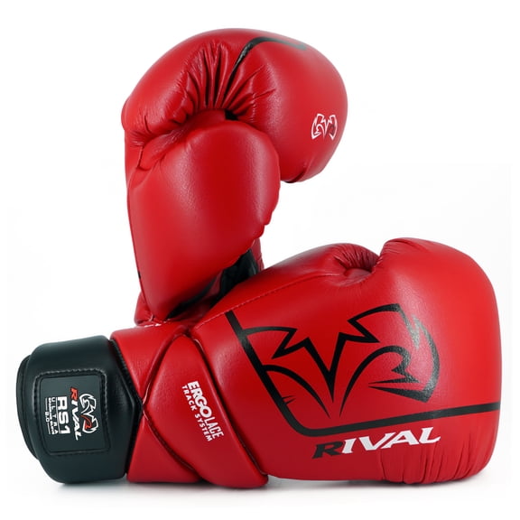 RIVAL Boxing RS1 2.0 Ultra Pro Lace-Up Sparring Gloves - 14 oz. - Red