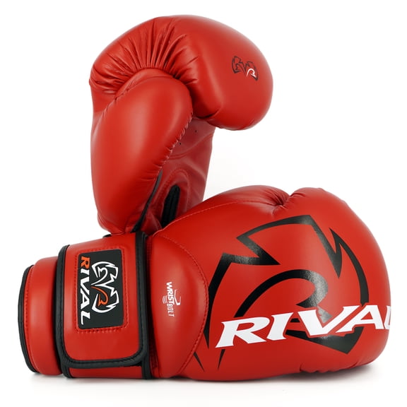RIVAL Boxing RS4 2.0 Aero Hook and Loop Sparring Gloves - 12 oz. - Red