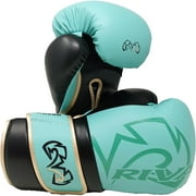 Rival Boxing RS80V Impulse Hook and Loop Sparring Gloves - 12 oz. - Aqua