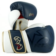 RIVAL Boxing RS80V Impulse Hook and Loop Sparring Gloves - 16 oz. - Navy