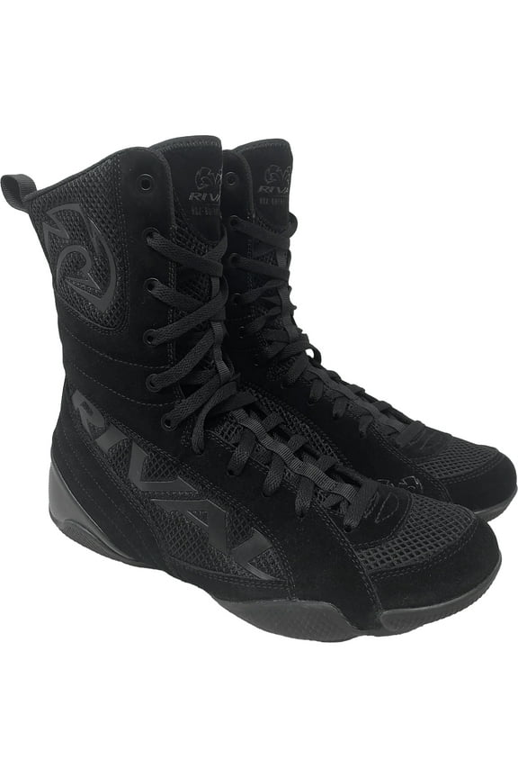 Boxing RSX-Guerrero 3 High-Top Boxing Boots - 6 - Black