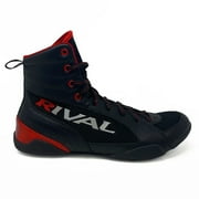 Rival Boxing RSX-Guerrero Mid-Top Deluxe Boxing Boots - 6 - Black/Red