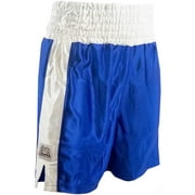 Rival Boxing Youth Dazzle Competition Boxing Trunks - Large - Blue/White
