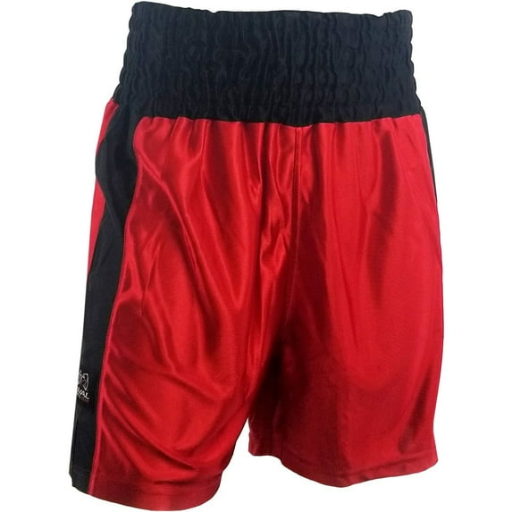 Rival Boxing Youth Dazzle Competition Boxing Trunks - Large - Red/Black