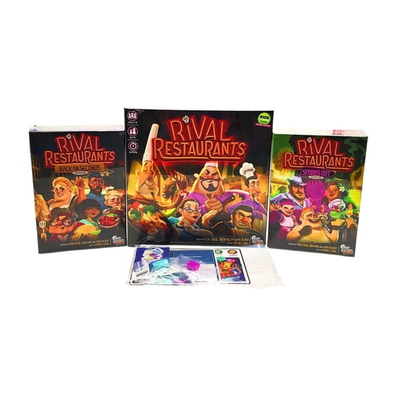 Rival Restaurants KS Deluxe Edition All-in! Bundle by Gap Closer Games - SEALED