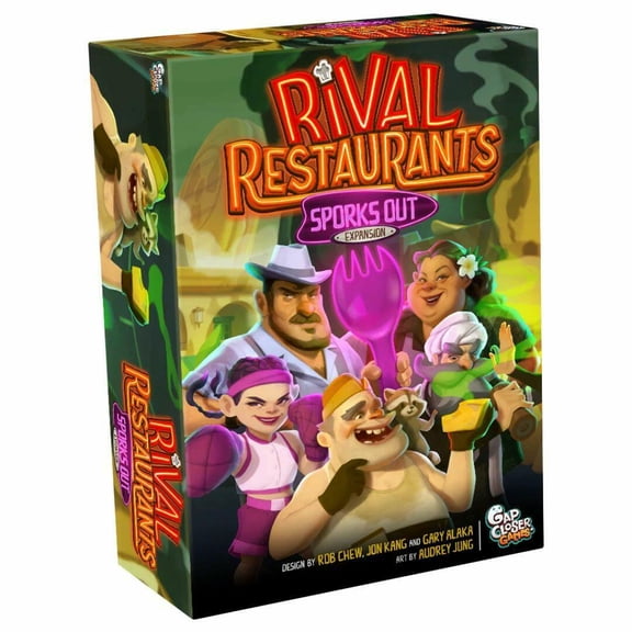 Rival Restaurants: SPORKS Out Expansion by Gap Closer Games - SEALED