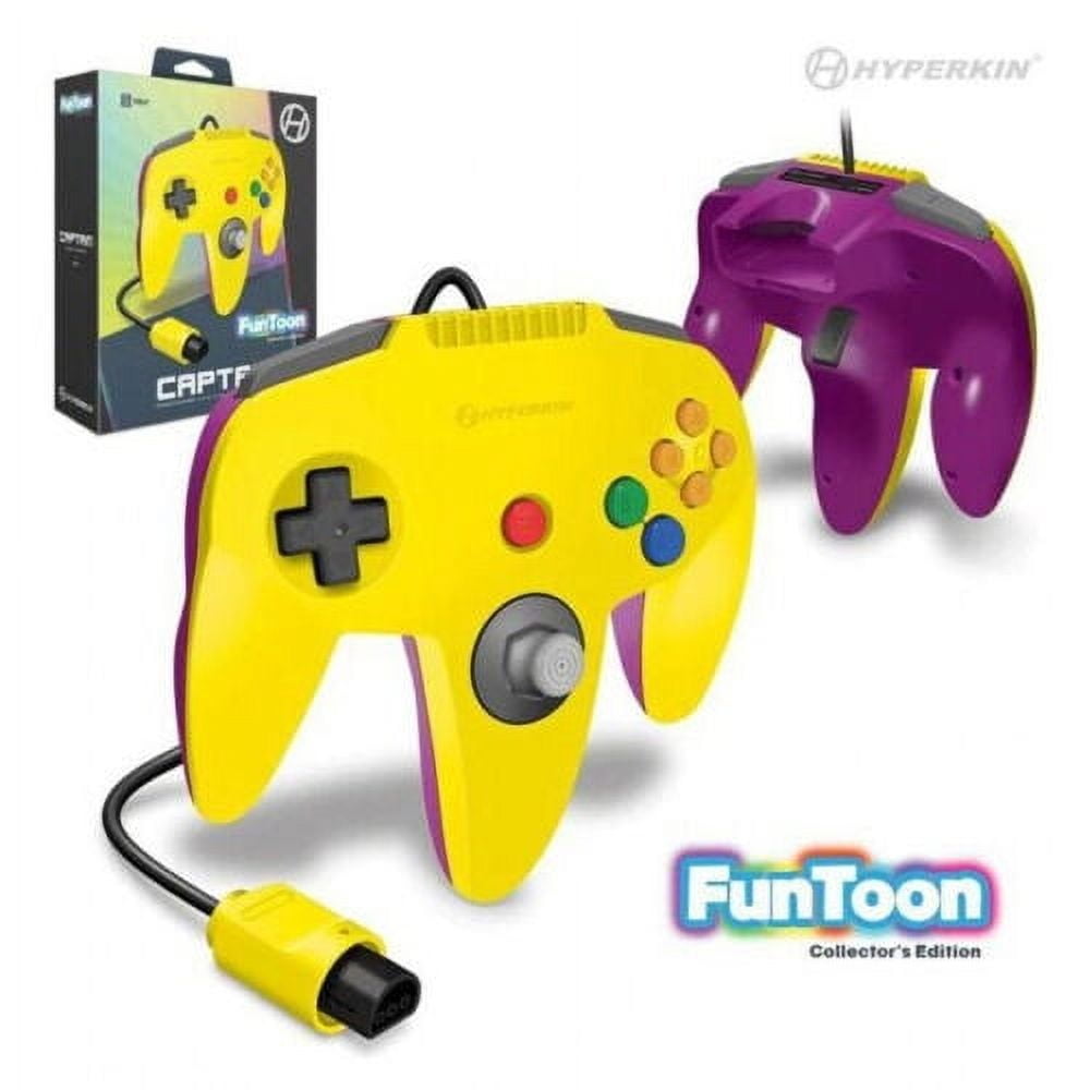 Rival Yellow Nintendo 64 "Captain" Premium "Funtoon" CE Controller [Hyperkin] Catalog