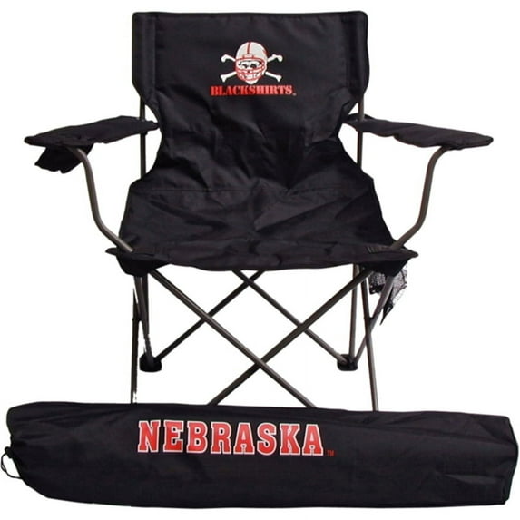 Rivalry RV288-1050 Nebraska Adult Chair- Blackshirts