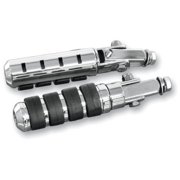 Rivco chrome anti-vibration footpegs pegs