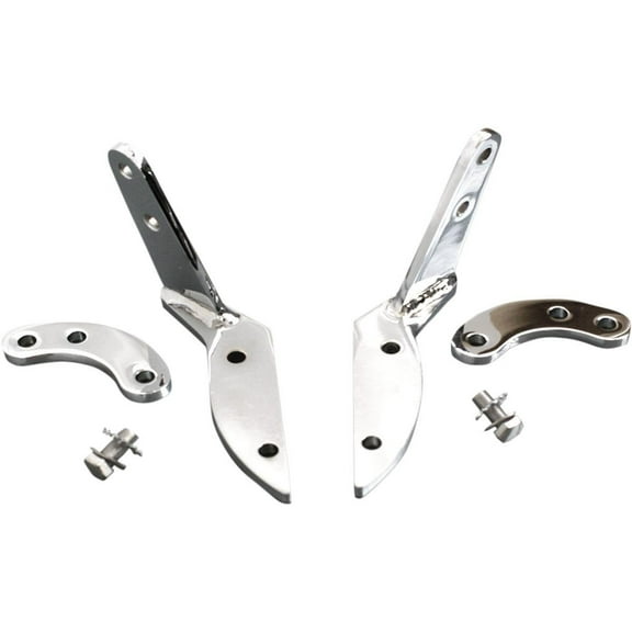 Rivco Products CA004-RTC Highway Peg Mount Set - Chrome