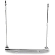 Rivco Products FH100 License Plate Mounted Double Flag Holder