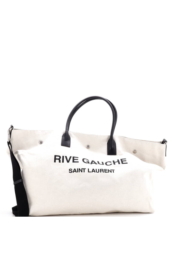 Pre-Owned Rive Gauche Shopper Tote Canvas Maxi By Rebag