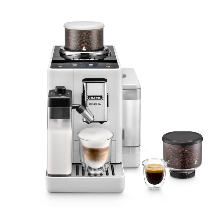 激安★未開封★DeLonghiコーヒー500g6袋セット De'Longhi, Fully Automatic Espresso Machine, Rivelia, White