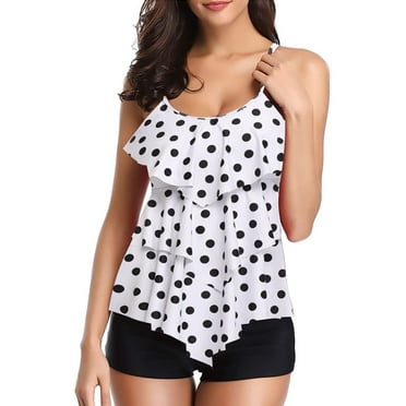 Rivelino Tankini Swimsuits for Women 2 Piece Bathing Suits Modest Fit Swimwear with Boyshorts