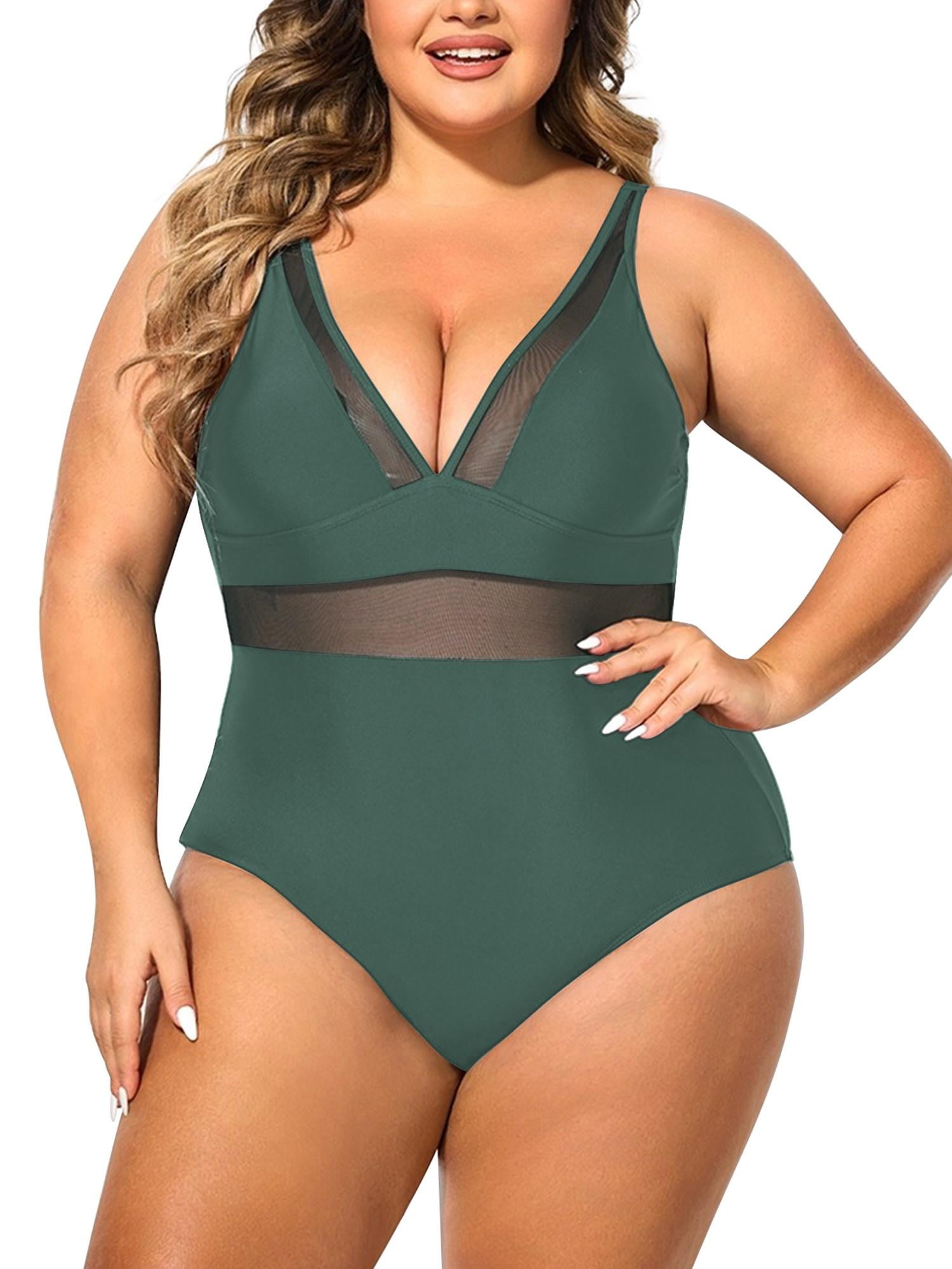 Slimming plus size bathing suits hotsell
