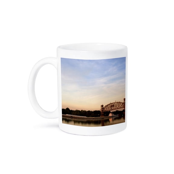 3drose, River Barge, Arkansas River, Ft Smith, Arkansas - Us04 Dfr0040 - David R. Frazier, 11oz Mug