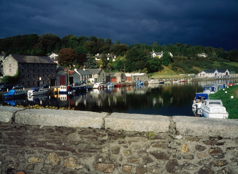 River Barrow Graiguenamanagh Co Kilkenny Ireland Canvas Art - The Irish Image Collection Design Pics (17 x 13)