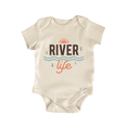 thumbnail image 1 of River Boat Lake Life Newborn Baby Bodysuit, 1 of 6