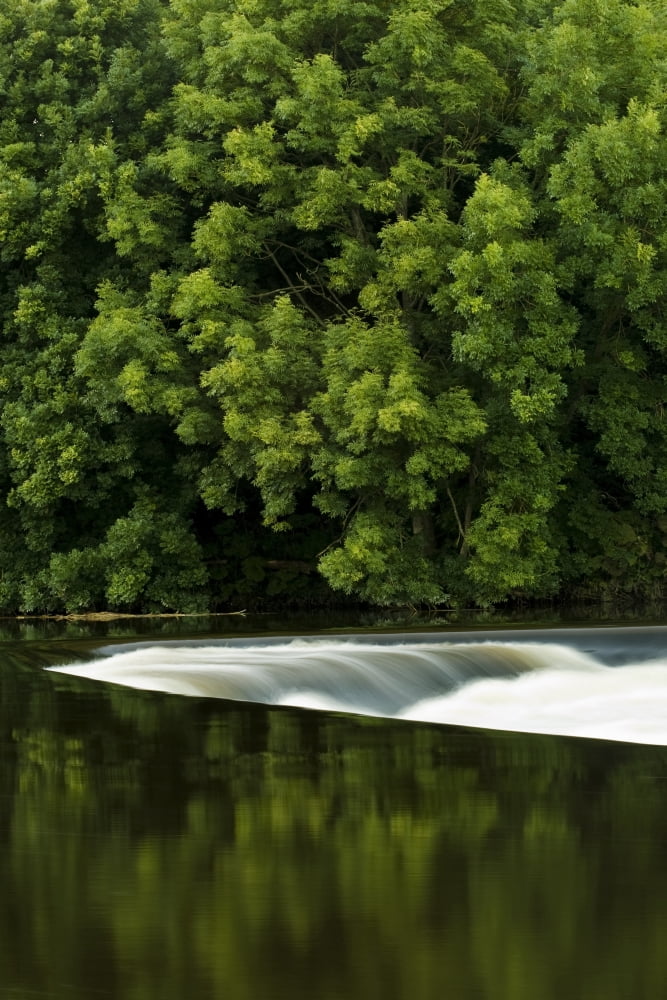 River Boyne County Meath Ireland Flowing River Canvas Art - Peter McCabe Design Pics (11 x 17)