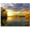 thumbnail image 1 of River Ceramic Tile Mural Kitchen Backsplash Bathroom Shower, 401445-L54, 1 of 3
