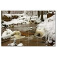 thumbnail image 1 of River Ceramic Tile Mural Kitchen Backsplash Bathroom Shower, 401486-L64, 1 of 3