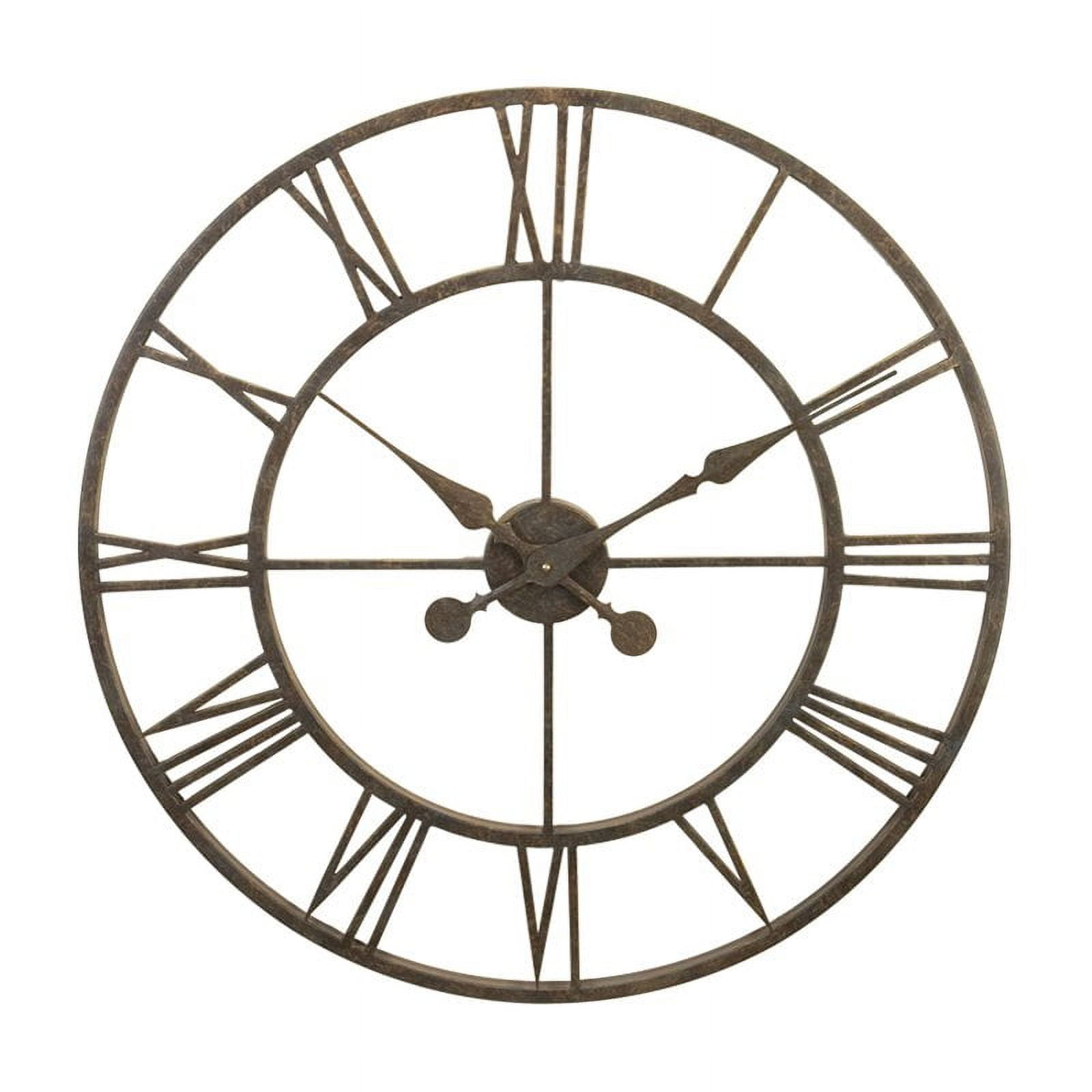 River City Clocks Indoor Antiqued Metal Skeleton Tower 30 in. Wall