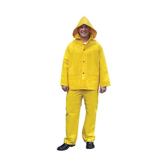 River City, MCS2003X3, Three-piece Rainsuit, 1 Each, Yellow