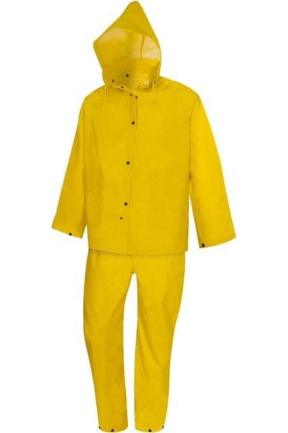 , MCS2003X4, Three-piece Rainsuit, 1 Each, Yellow