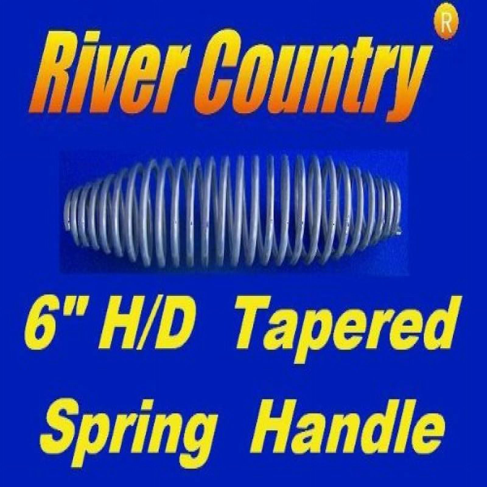 River Country Heavy Duty 6" Spring Handle for BBQ Grills, Smokers, Wood ...