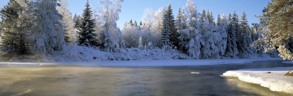 River Dal Dalarna Sweden Canvas Art - Panoramic Images (12 x 36)