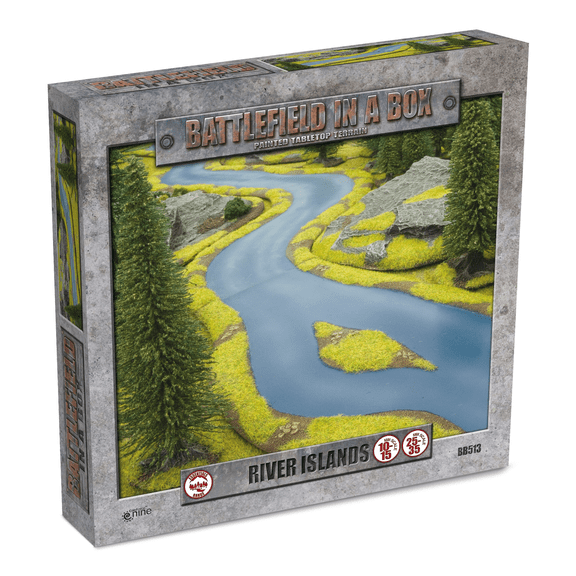 Battlefront Miniatures: Battlefield in a Box - River Islands Terrain