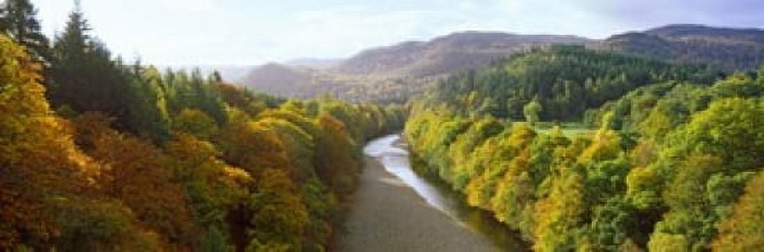 River Garry at Killiecrankie Pitlochry Perth And Kinross Scotland Canvas Art - Panoramic Images (18 x 6)