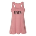 thumbnail image 1 of "River Girl, Racerback, Float Trip Tank Top, Soft Bella Canvas, Floating Tank, River Girl Shirt, Gift For Her, Floating Racerback, Water Girl, Mauve Marble, SMALL", 1 of 1