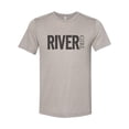 thumbnail image 1 of "River Girl Shirt, River Girl, Float Trip Tee, Kayak Shirt, River Lover, Gift For Her, Mom Shirt, Canoe Apparel, Women's Fishing Shirt, River, Heather Stone, LARGE", 1 of 1