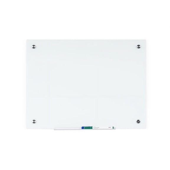 River Glass Dry-Erase Board, 36" x 48", Non-Magnetic