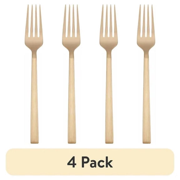 River Gold Stainless Steel Salad Fork (4 Pack)