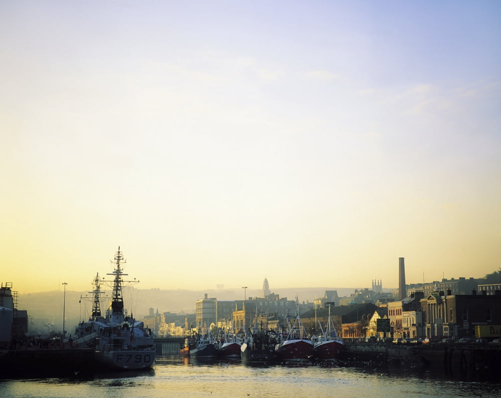 River Lee Cork Co Cork Ireland Canvas Art - The Irish Image Collection Design Pics (17 x 13)