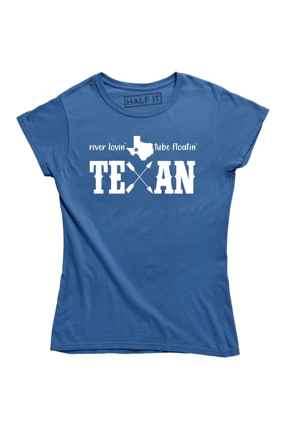 River Lovin Tube Floatin Texan - Texas Pride Graphic Women's T-Shirt