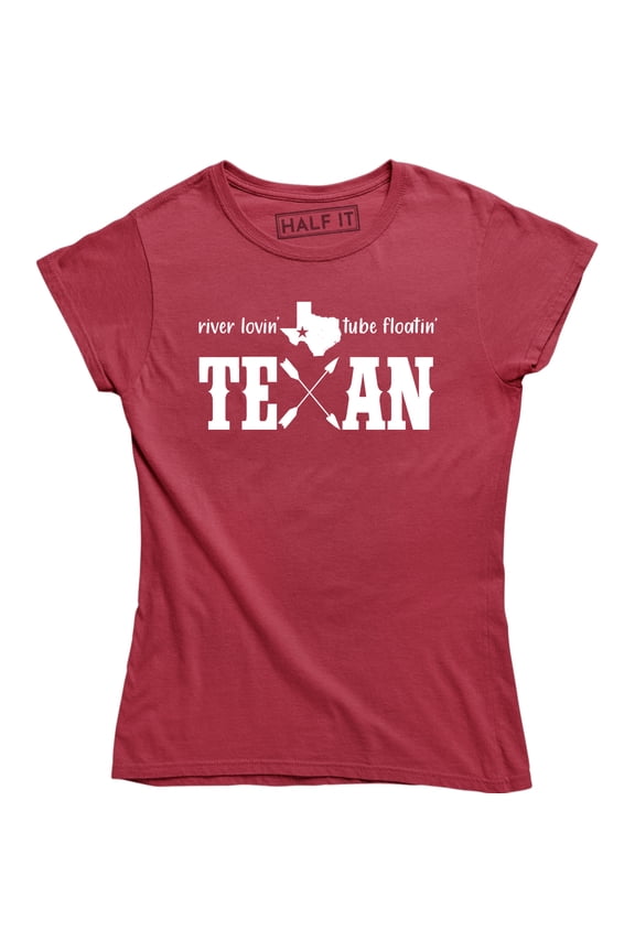 River Lovin Tube Floatin Texan - Texas Pride Graphic Women's T-Shirt