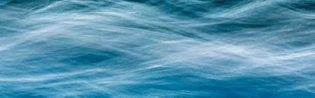River Motion III Canvas Art - Kathy Mahan (12 x 36)