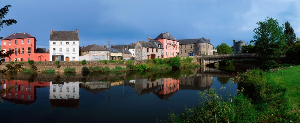River Nore Kilkenny County Kilkenny Ireland Canvas Art - The Irish Image Collection Design Pics (30 x 12)