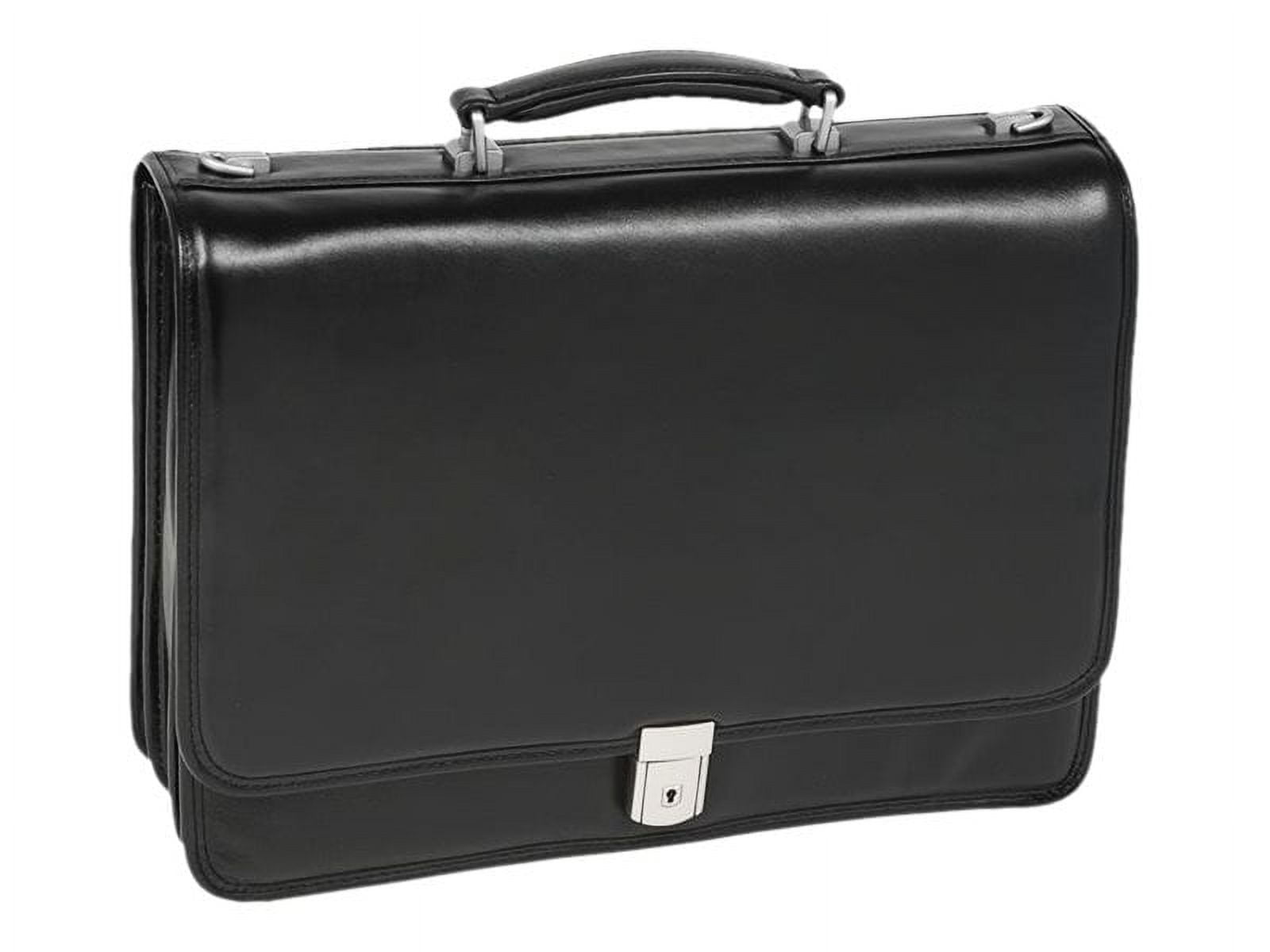 River North Leather Laptop Briefcase