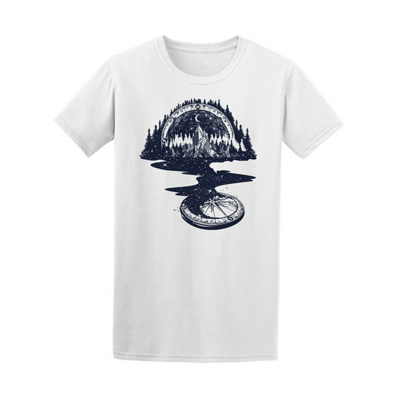 River Of Stars, Mystical Forest T-Shirt Men -Image by Shutterstock, Male Small