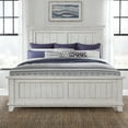 thumbnail image 1 of River Place Queen Panel Bed- Riverstone White, 1 of 2
