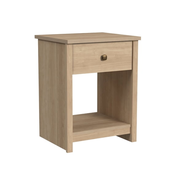 River Ranch Nightstand with Drawer, Harvest Walnut Finish