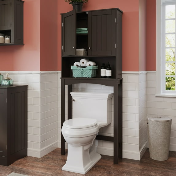 River Ridge Ashland Over the Toilet Bathroom Adjustable 7.81 x 27.44 x 64.88 inches